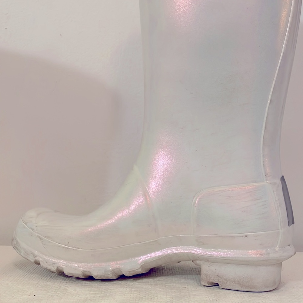 Girls Hunter Iridescent Boots size 3 - Picture 6 of 7